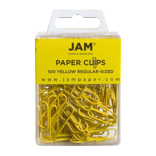 JAM Paper 1" Colorful Standard Paper Clips